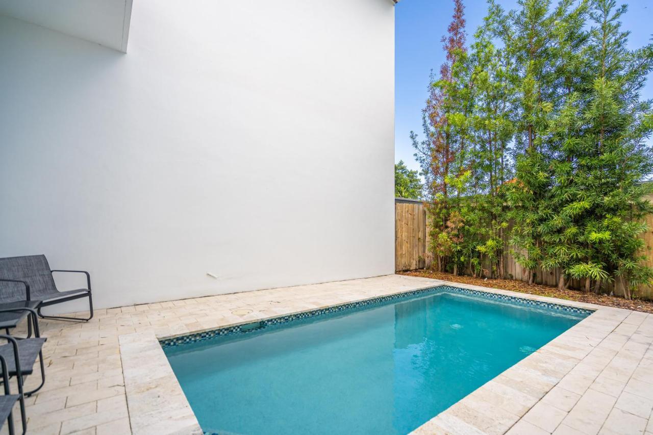 Casa Fico Bianco Modern Brickell Townhouse With Private Pool Villa Miami Bagian luar foto